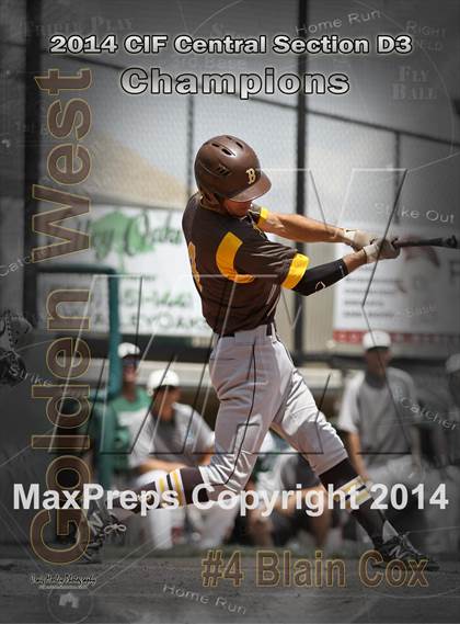 Thumbnail 1 in Golden West vs. Dinuba (CIF CS D3 Final) photogallery.