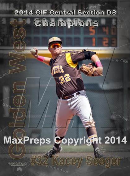 Thumbnail 1 in Golden West vs. Dinuba (CIF CS D3 Final) photogallery.