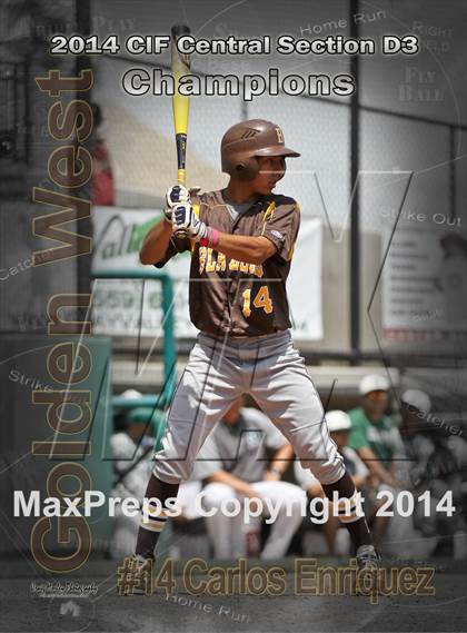 Thumbnail 1 in Golden West vs. Dinuba (CIF CS D3 Final) photogallery.