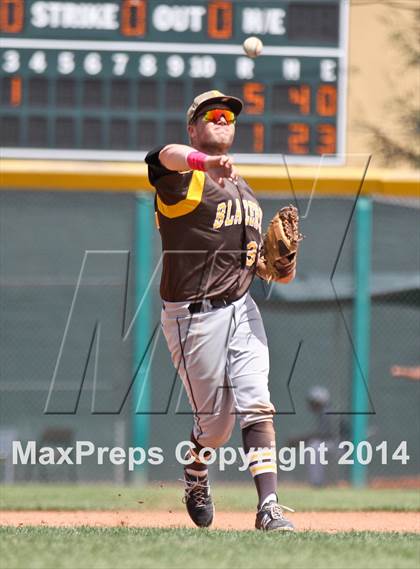 Thumbnail 1 in Golden West vs. Dinuba (CIF CS D3 Final) photogallery.