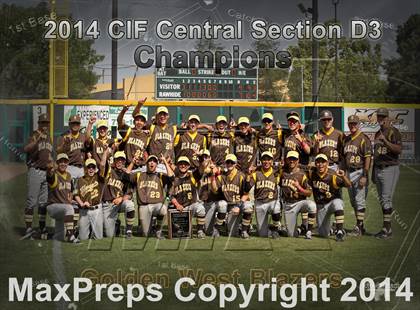 Thumbnail 1 in Golden West vs. Dinuba (CIF CS D3 Final) photogallery.