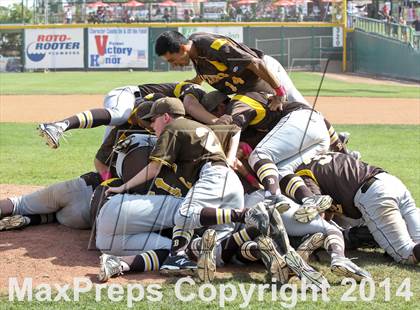 Thumbnail 2 in Golden West vs. Dinuba (CIF CS D3 Final) photogallery.