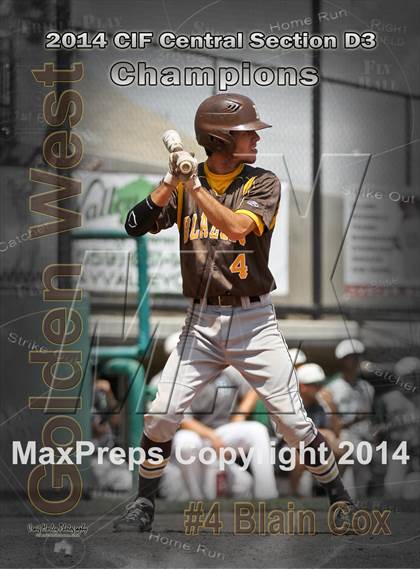 Thumbnail 2 in Golden West vs. Dinuba (CIF CS D3 Final) photogallery.