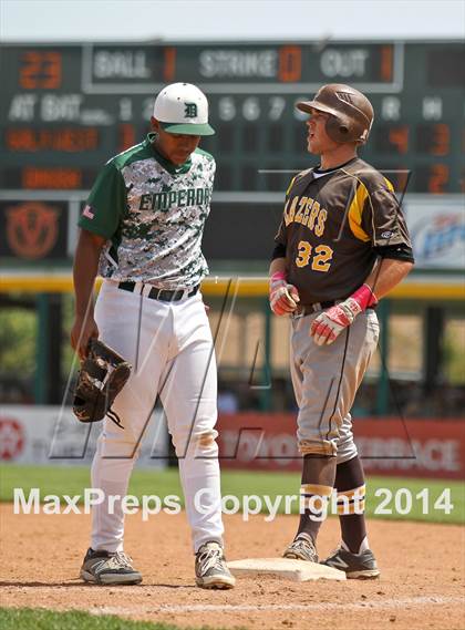 Thumbnail 1 in Golden West vs. Dinuba (CIF CS D3 Final) photogallery.