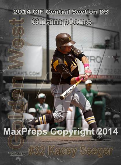 Thumbnail 3 in Golden West vs. Dinuba (CIF CS D3 Final) photogallery.