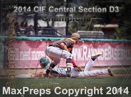Thumbnail 3 in Golden West vs. Dinuba (CIF CS D3 Final) photogallery.