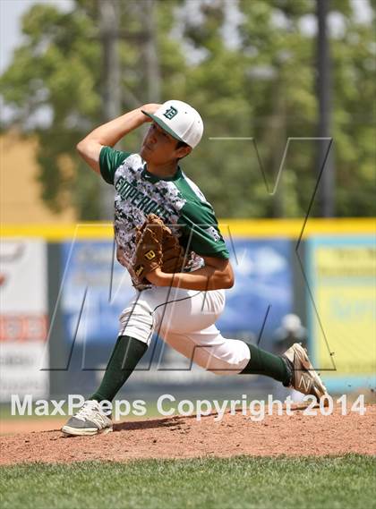 Thumbnail 1 in Golden West vs. Dinuba (CIF CS D3 Final) photogallery.