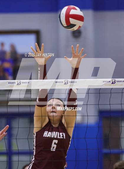 Thumbnail 2 in Nocona vs. Hawley (UIL 2A Area Playoff Division I) photogallery.