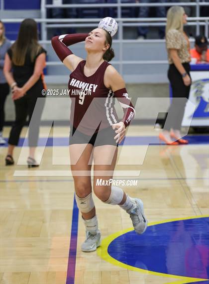 Thumbnail 2 in Nocona vs. Hawley (UIL 2A Area Playoff Division I) photogallery.