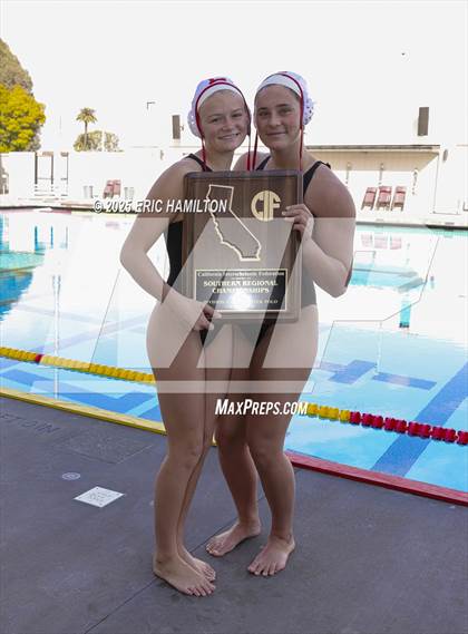 Thumbnail 2 in Mater Dei vs Orange Lutheran (CIFSS, Div. 1, Regional Championship) photogallery.