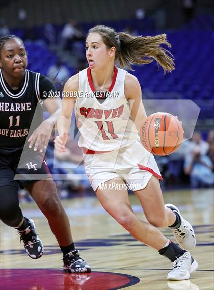 Thumbnail 1 in Gruver vs. Hearne (UIL 2A Basketball State Seminal) photogallery.