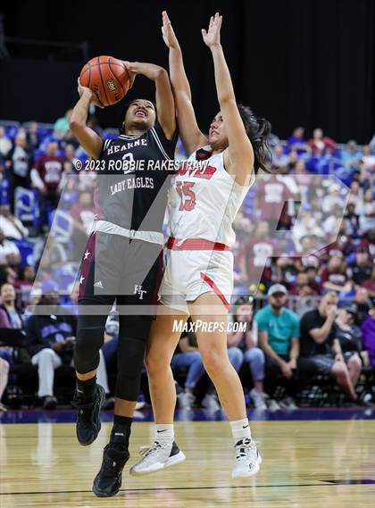 Thumbnail 3 in Gruver vs. Hearne (UIL 2A Basketball State Seminal) photogallery.