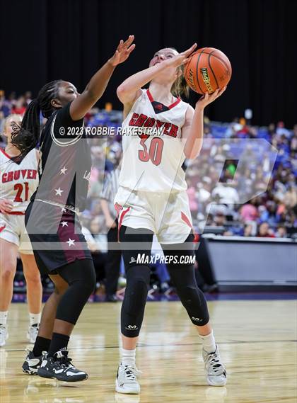 Thumbnail 3 in Gruver vs. Hearne (UIL 2A Basketball State Seminal) photogallery.