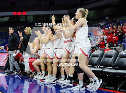 Thumbnail 2 in Gruver vs. Hearne (UIL 2A Basketball State Seminal) photogallery.
