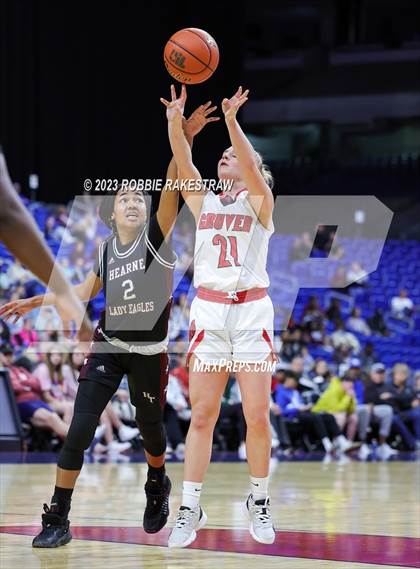 Thumbnail 2 in Gruver vs. Hearne (UIL 2A Basketball State Seminal) photogallery.