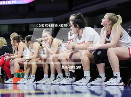 Thumbnail 2 in Gruver vs. Hearne (UIL 2A Basketball State Seminal) photogallery.