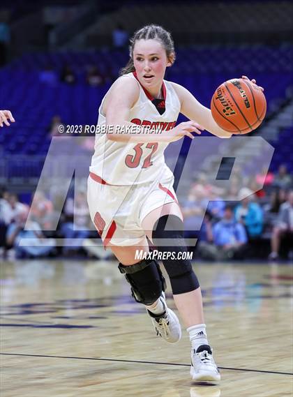 Thumbnail 2 in Gruver vs. Hearne (UIL 2A Basketball State Seminal) photogallery.