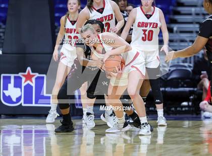 Thumbnail 2 in Gruver vs. Hearne (UIL 2A Basketball State Seminal) photogallery.