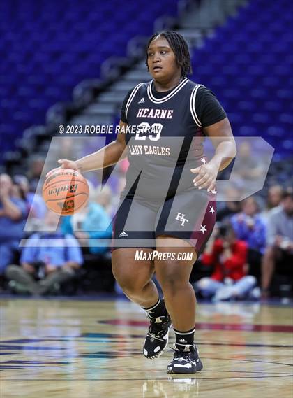 Thumbnail 3 in Gruver vs. Hearne (UIL 2A Basketball State Seminal) photogallery.