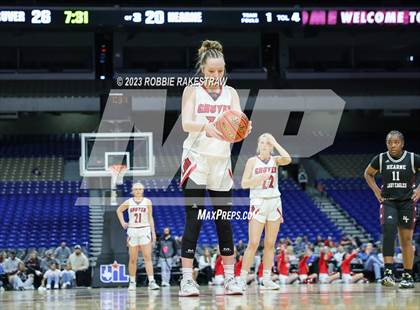 Thumbnail 2 in Gruver vs. Hearne (UIL 2A Basketball State Seminal) photogallery.