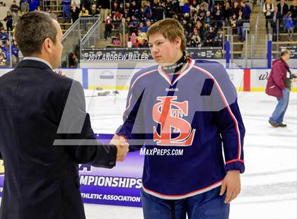 Thumbnail 2 in St. Lawrence Central vs. Pelham Memorial (NYSPHSAA Division 2 Final) photogallery.