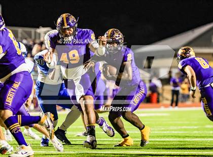 Thumbnail 3 in Lanier @ Liberty Hill (UIL 5A D2 Football Bi-District) photogallery.