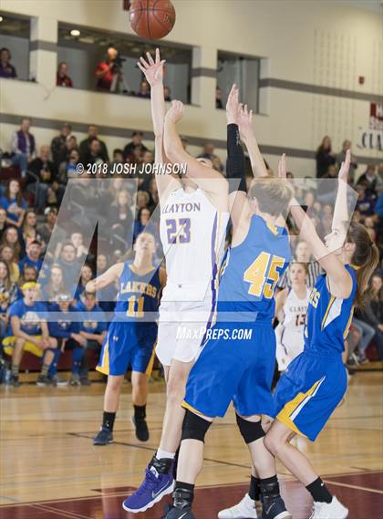 Thumbnail 3 in Clayton vs. Shell Lake (WIAA D5 Sectional Playoff)  photogallery.