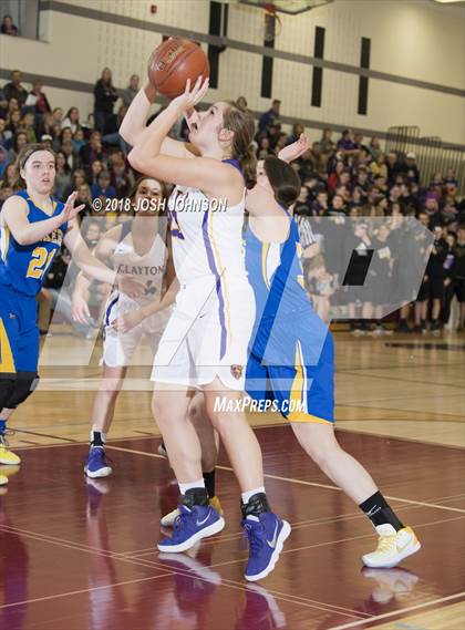 Thumbnail 2 in Clayton vs. Shell Lake (WIAA D5 Sectional Playoff)  photogallery.
