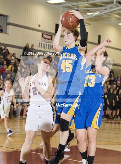 Thumbnail 3 in Clayton vs. Shell Lake (WIAA D5 Sectional Playoff)  photogallery.