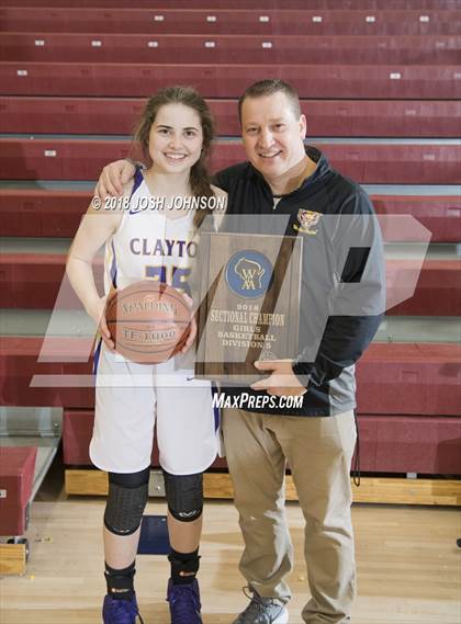 Thumbnail 1 in Clayton vs. Shell Lake (WIAA D5 Sectional Playoff)  photogallery.