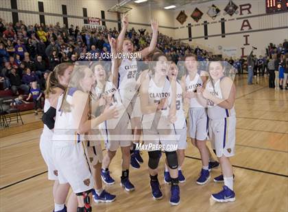 Thumbnail 1 in Clayton vs. Shell Lake (WIAA D5 Sectional Playoff)  photogallery.