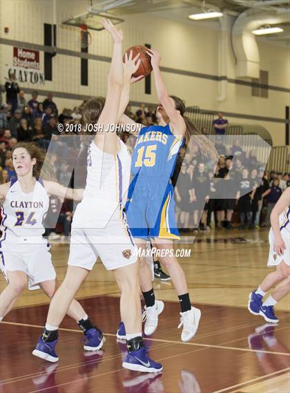 Thumbnail 1 in Clayton vs. Shell Lake (WIAA D5 Sectional Playoff)  photogallery.