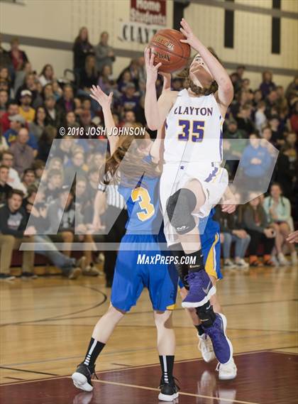 Thumbnail 3 in Clayton vs. Shell Lake (WIAA D5 Sectional Playoff)  photogallery.