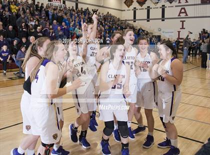 Thumbnail 2 in Clayton vs. Shell Lake (WIAA D5 Sectional Playoff)  photogallery.