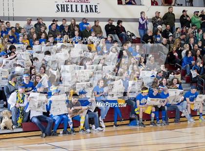 Thumbnail 1 in Clayton vs. Shell Lake (WIAA D5 Sectional Playoff)  photogallery.