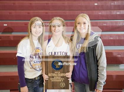 Thumbnail 1 in Clayton vs. Shell Lake (WIAA D5 Sectional Playoff)  photogallery.