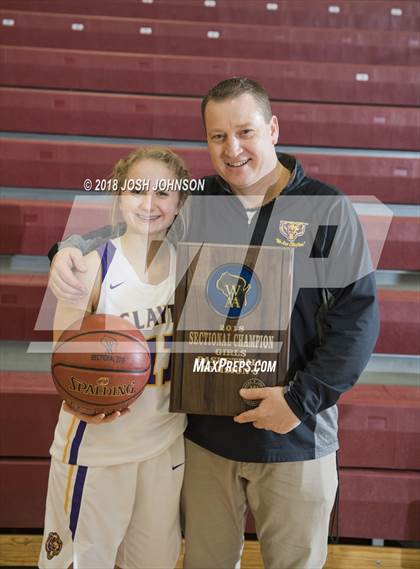 Thumbnail 2 in Clayton vs. Shell Lake (WIAA D5 Sectional Playoff)  photogallery.