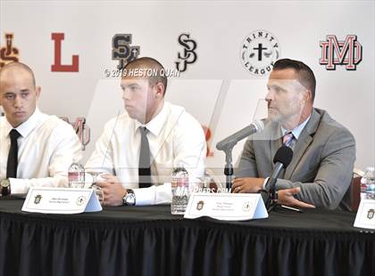 Thumbnail 1 in Trinity League Media Day - Servite photogallery.