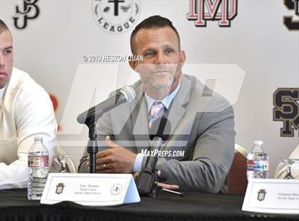 Thumbnail 2 in Trinity League Media Day - Servite photogallery.