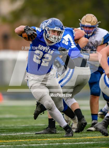Thumbnail 1 in Rockford Christian @ Newman Central Catholic (IHSA 1st Round Playoff) photogallery.