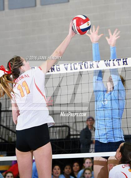 Thumbnail 2 in Valley Christian vs. Cathedral Catholic (CIF State D2 Final) photogallery.