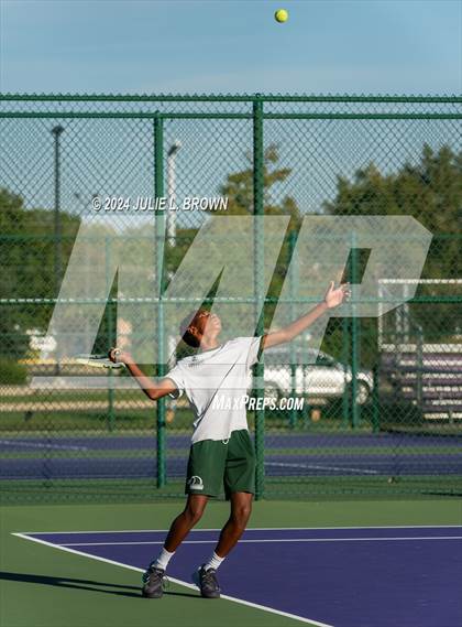 Thumbnail 3 in Ben Davis vs Covenant Christian (IHSAA Sectional 25 Singles Team Final) photogallery.
