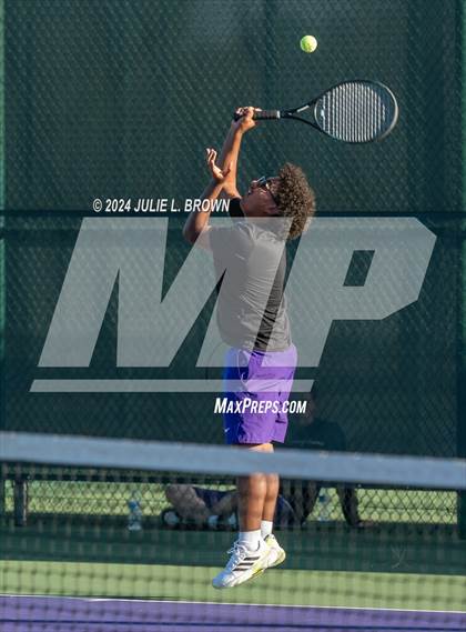 Thumbnail 3 in Ben Davis vs Covenant Christian (IHSAA Sectional 25 Singles Team Final) photogallery.