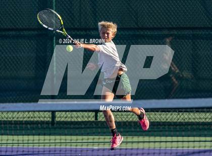 Thumbnail 1 in Ben Davis vs Covenant Christian (IHSAA Sectional 25 Singles Team Final) photogallery.