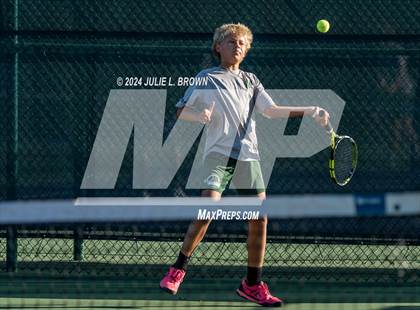 Thumbnail 3 in Ben Davis vs Covenant Christian (IHSAA Sectional 25 Singles Team Final) photogallery.