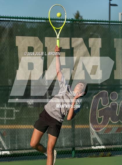 Thumbnail 1 in Ben Davis vs Covenant Christian (IHSAA Sectional 25 Singles Team Final) photogallery.