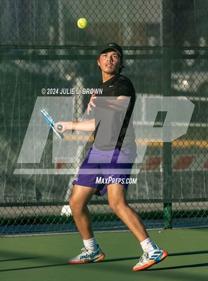 Thumbnail 1 in Ben Davis vs Covenant Christian (IHSAA Sectional 25 Singles Team Final) photogallery.