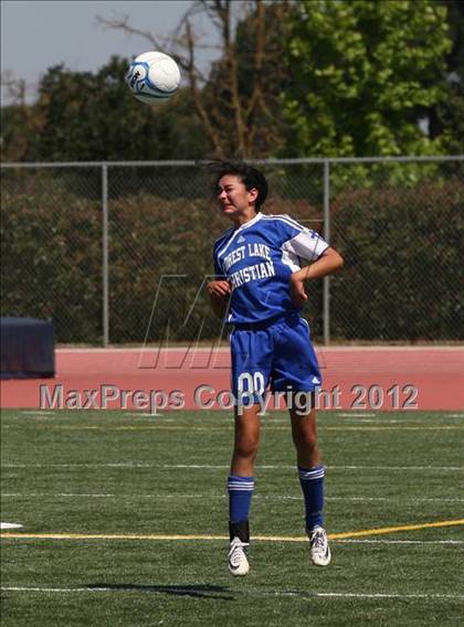 Thumbnail 2 in Forest Lake Christian vs. Bradshaw Christian (CIF SJS D6 Final) photogallery.