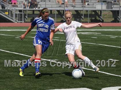 Thumbnail 2 in Forest Lake Christian vs. Bradshaw Christian (CIF SJS D6 Final) photogallery.