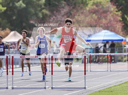Thumbnail 2 in Bryan Bradley Viking Track Classic (300m Hurdles) photogallery.